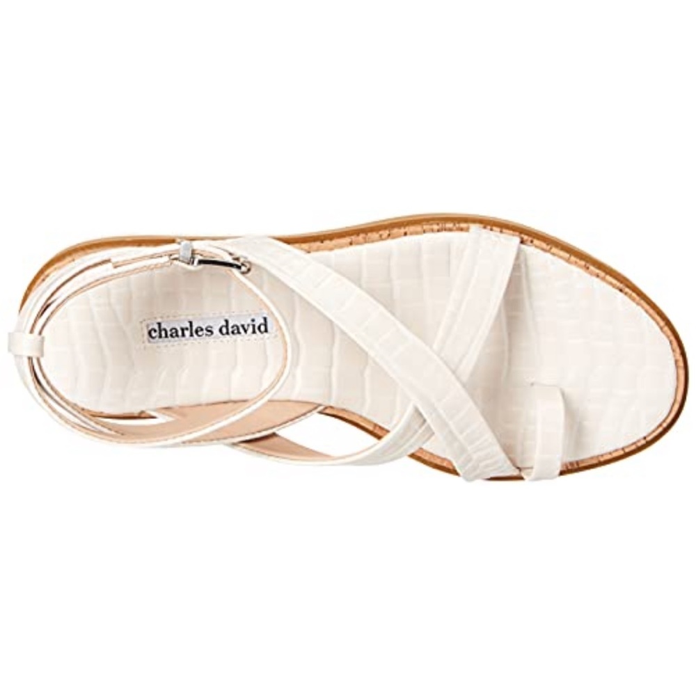 Charles David Chance Ivory Summer Sandals size 7